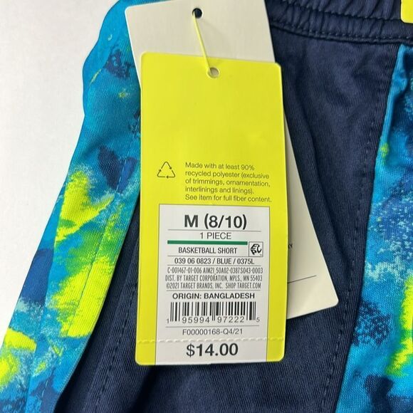 All in Motion Boys Blue Basketball Shorts Size Medium (8/10) - Picture 6 of 9